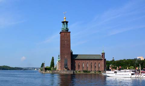 Das stadshuset in Stockholm Das Stadthaus in Stockholm